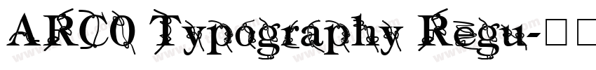 ARC0 Typography Regu字体转换
